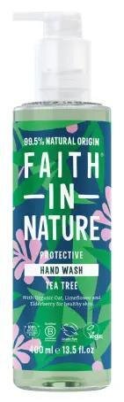 Мило рідке Faith In Nature для рук натуральне з чайним деревом, 400 мл