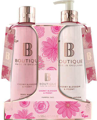 Набір для тіла Boutique Cherry Blossom & Peony Duo (Гель для душу 500 мл + Лосьйон для тіла 500 мл)