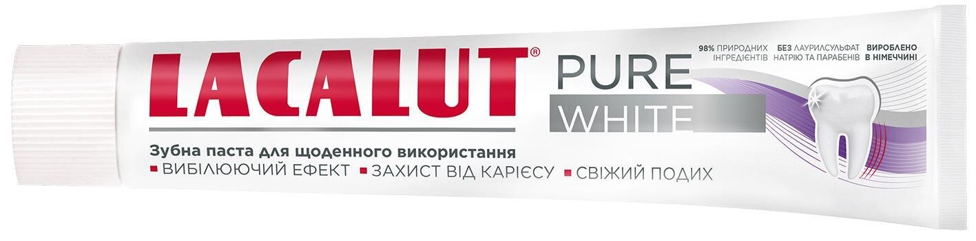 Зубна паста Lacalut Pure White, 75 мл