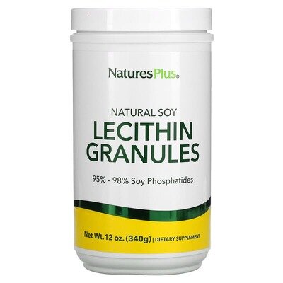 Лецитин із сої Nature's Plus Soy Lecithin Granules гранули, 340 г