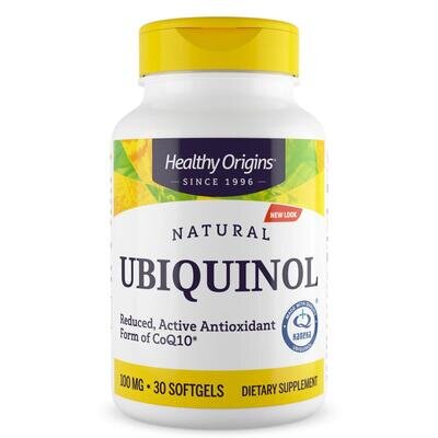 Убіхінол Healthy Origins Ubiquinol 100 мг, 30 капсул
