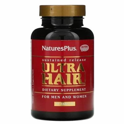 Комплекс для волосся Nature's Plus Ultra Hair для чоловіків та жінок, 90 таблеток