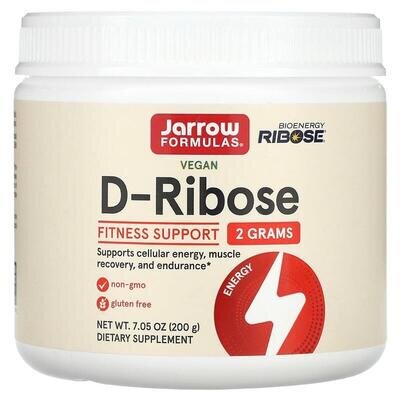 D-рибоза Jarrow Formulas D-Ribose, 200 г