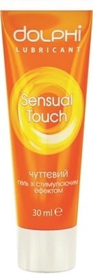 Гель-змазка інтимна Dolphi Sensual Touch чуттєва, 30 мл