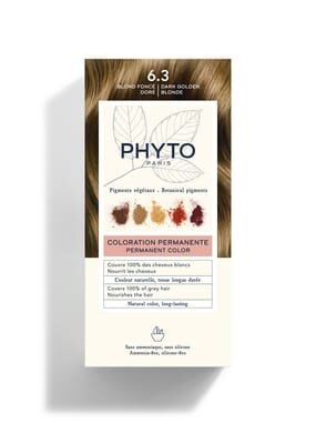 Крем-фарба Phyto Phytocolor, тон 6.3 темно-русий золотистий, 60 мл + 40 мл