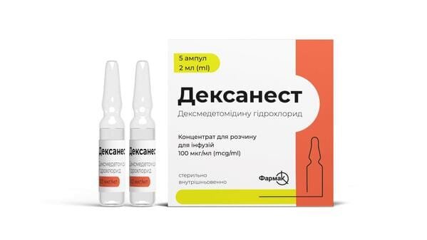 Дексанест концентрат для р-ну д/інф. 100 мкг/мл по 2 мл №5 в амп.