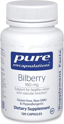 Чорниці екстракт Pure Encapsulations Bilberry 160 мг, 120 капсул