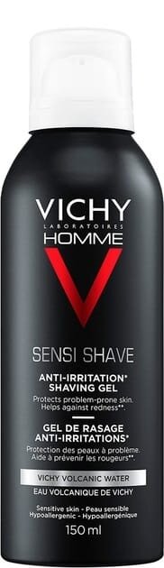 Гель-крем для гоління Vichy Homme для чутливої шкіри, 150 мл