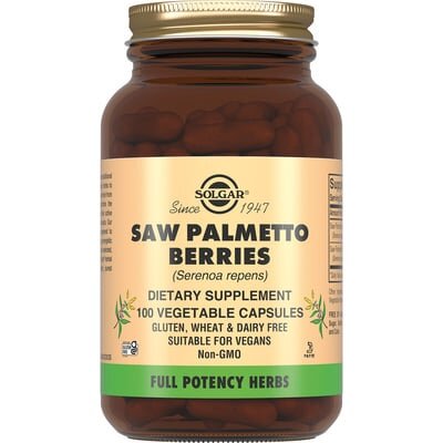 Ягоди Со Пальметто Solgar Saw Palmetto Berries вег. капсули №100