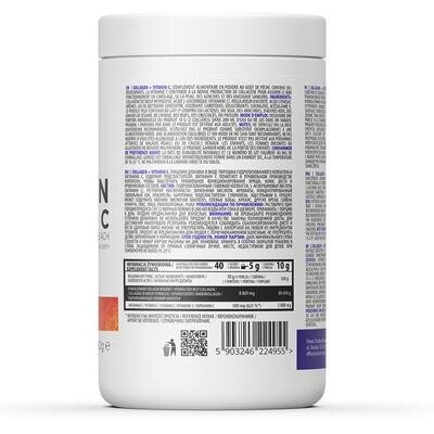Колаген + вітамін С OstroVit Collagen + Vitamin C смак персик, 400 г