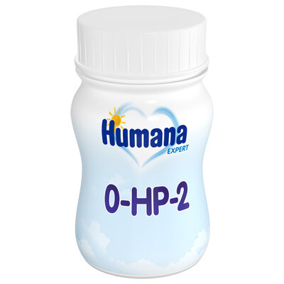 Суміш рідка молочна Humana 0-HP-2 Експерт гіпоалергенна для недоношених дітей і дітей з низькою вагою (від 1800 г) з народження, 90 мл