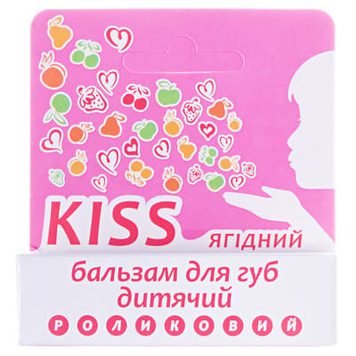 Бальзам для губ дитячий Enjee Kiss Ягідний, 6 мл