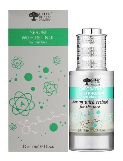 Сироватка для обличчя Green Pharm Cosmetic з ретинолом, 30 мл