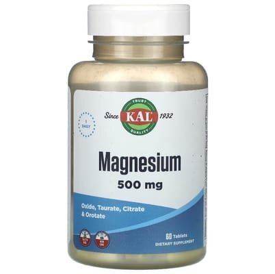 Магній KAL Magnesium 500 мг, 60 таблеток
