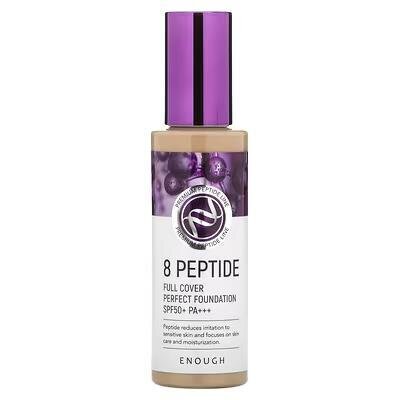 Тональний крем Enough 8 Peptide Full Cover Perfect Foundation SPF 50+ PA+++ №23 з пептидами, 100 г