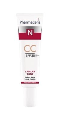 Крем-СС Pharmaceris N Capilar-Tone тонуючий для куперозної і гіперчутливої шкіри, SPF 30, 40 мл