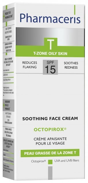 Крем для обличчя Pharmaceris T Octopirox SPF15 заспокійливий для шкіри з себореєю, почервоніла, схильна до лущення, 30мл