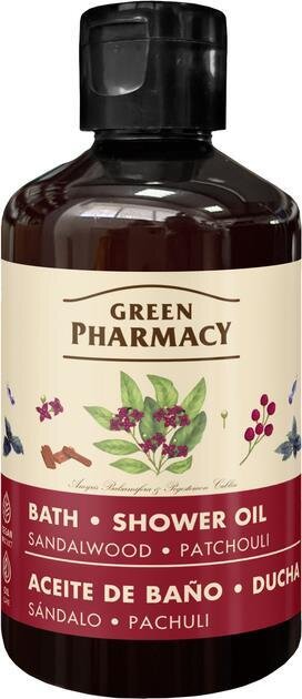 Олія для ванни та душу Green Pharmacy Cандал і пачулі 250 мл