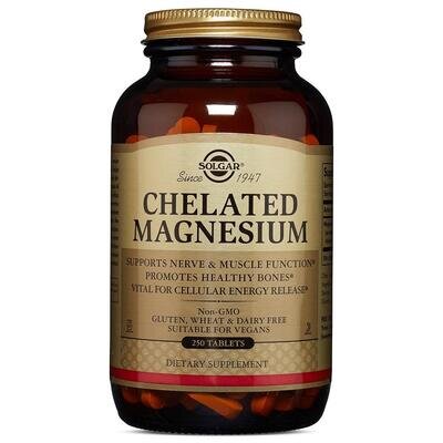 Магнію хелат Solgar Chelated Magnesium таблетки №250