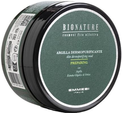 Глина для волосся Emmebi Italia Bionature очищаюча, 300 мл