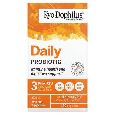 Щоденний пробіотик Kyolic Kyo-Dophilus Daily Probiotic, 180 капсул