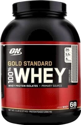 Протеїн Optimum Nutrition Gold Standard 100% Whey, печиво з кремом, 2,27 кг