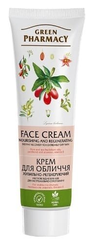 Крем для обличчя Green Pharmacy Поживно-регенеруючий, 100 мл