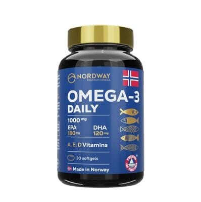 Омега 3 Дейлі Nordway Omega-3 Daily 1000 мг, 30 капсул