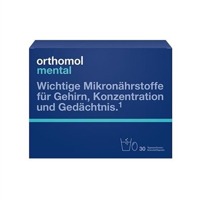 Ортомол Mental гранули + капсули, курс 30 днів
