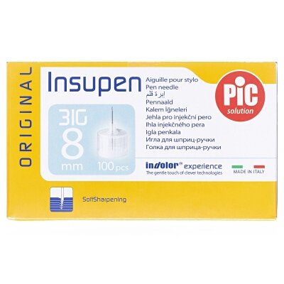 Голка для шприц-ручки Insupen G31 (0,25 х 8 мм), 100 штук
