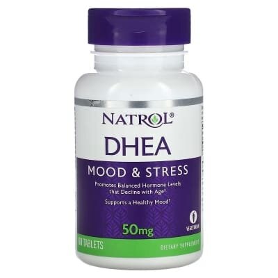 Дегідроепіандростерон Natrol DHEA 50 мг таблетки №60