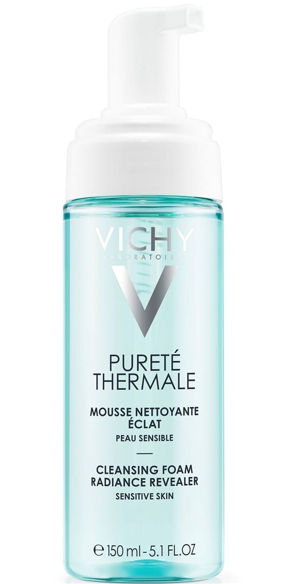 Пінка для обличчя Vichy Purete Thermale очищуюча, для всіх типів шкіри, навіть чутливої, 150 мл