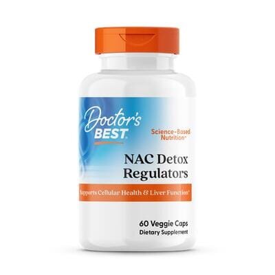 N-ацетилцистеїн Doctor's Best NAC Detox Regulators, 60 вегетаріанських капсул