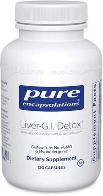 Очищення ШКТ та печінки Pure Encapsulations Liver-G.I. Detox, 120 капсул