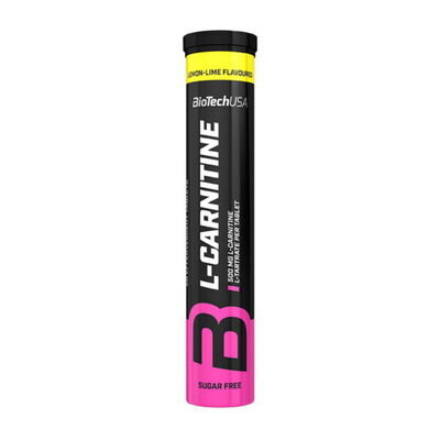 Жироспалювач Biotech Effervescent L-Carnitine 500 mg lemon, 20 таблеток