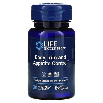 Комплекс для зниження ваги та контроль апетиту Life Extension Body Trim and Appetite Control, 30 вегетаріанських капсул