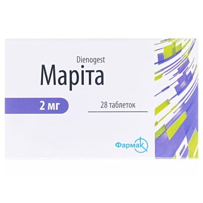 Маріта таблетки по 2 мг №28 у бліс.