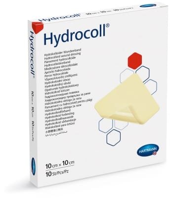 Пов'язка гідроколоїдна Hydrocoll 10 см х 10 см, 10 штук