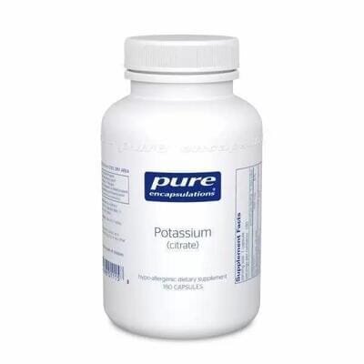 Калій (цитрат) Pure Encapsulations Potassium (citrate), 180 капсул