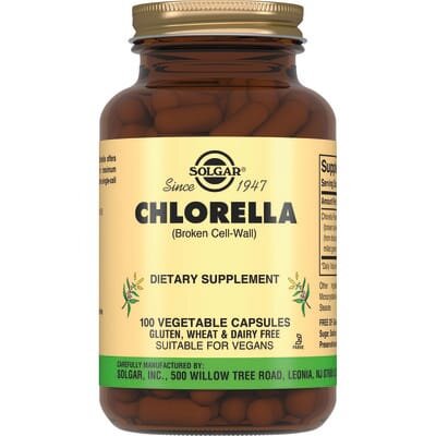 Хлорела Solgar Chlorella вег. капсули №100