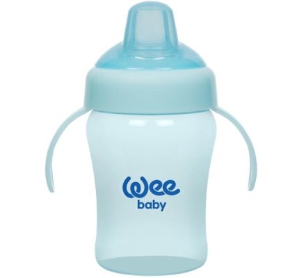 Поїльник-непроливайка Wee Baby з ручками та м’яким носиком, 240 мл