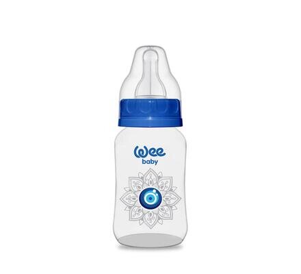 Пляшечка для годування Wee Baby Classic PP Evil Eye (268) 0-6 місяців, силіконова соска №1, 150 мл