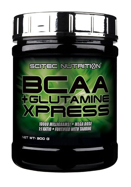 Амінокислота Scitec Nutrition BCAA + Glutamine Xpress bubblegum, 300 г
