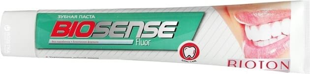 Зубна паста Bioton Cosmetics Biosense Fluor, 50 мл