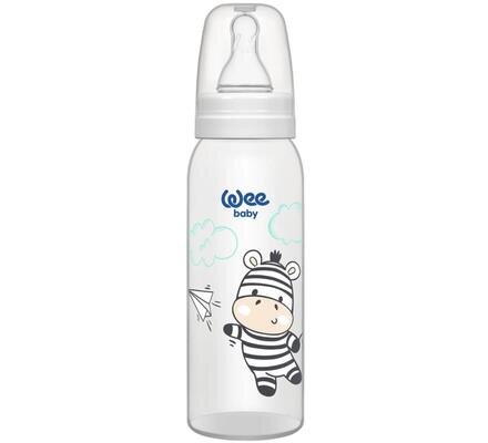 Пляшечка для годування Wee Baby Classic PP, силіконова соска №1, 250 мл