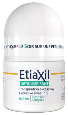 Дезодорант-антиперспірант кульковий Etiaxil Sensitive від підвищеного потовиділення для чутливої шкіри, 15 мл