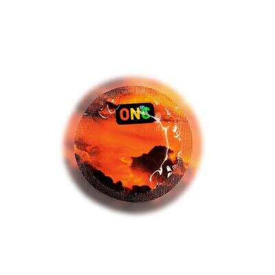 Презерватив ONE Color Sensations Trip to cloud nine помаранчевий, 1 штука