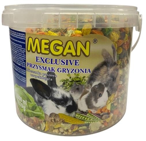 Корм Megan для екслюзивних гризунів, 3 л відро