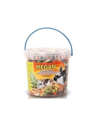 Корм Megan фруктові ласощі для гризунів, 1 л відро