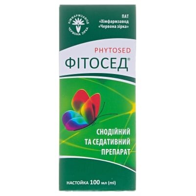 Фітосед настойка по 100 мл у бан.
